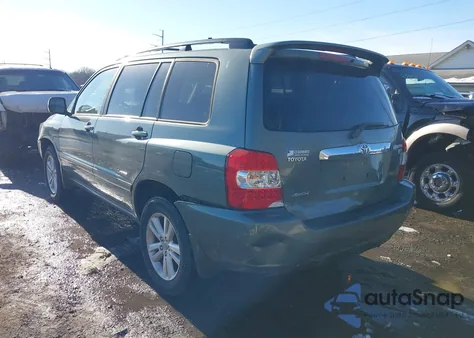 2007 Toyota Highlander Hybrid Limited V6 z USA, uszkodzony, nr VIN JTEHW21A970041852